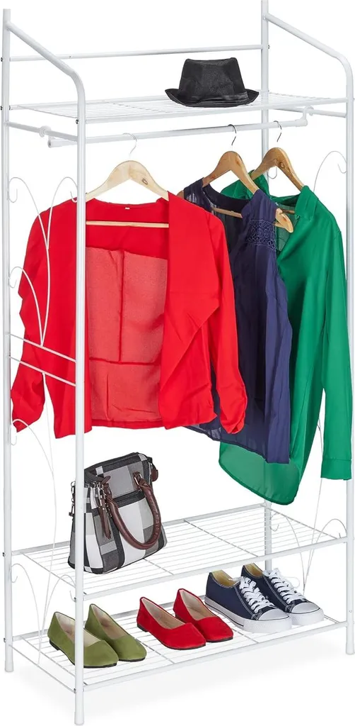 Recensione Appendiabiti Relaxdays con 3 Ripiani in Metallo