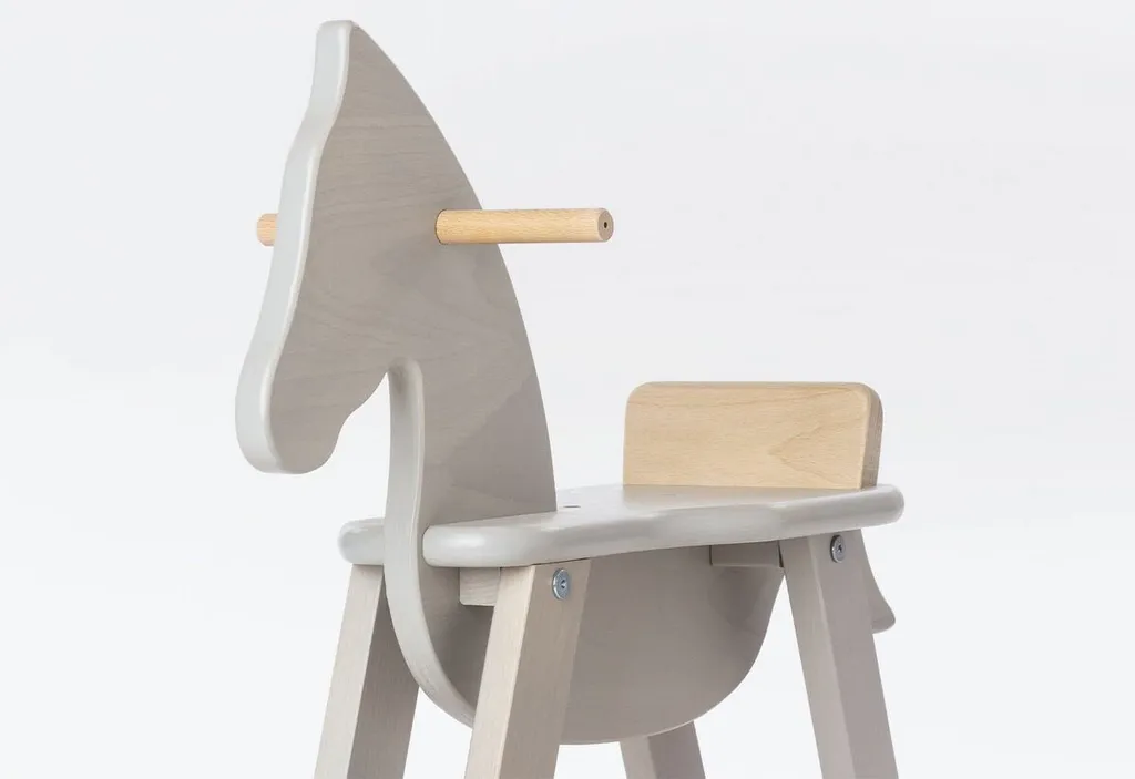 Cheval à bascule sécurisé en bois de hêtre - Stable et robuste Rootz - 7