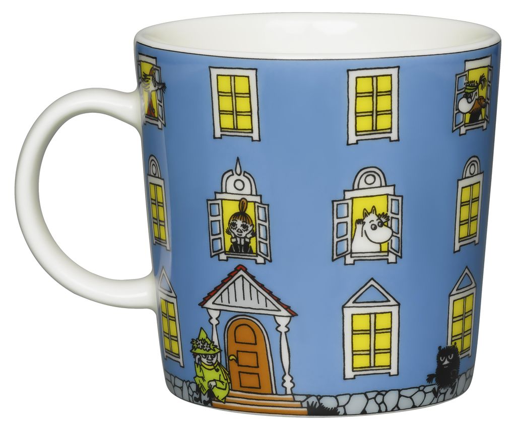 Tazza Moomin, capacità 0,3 litri, modello "Casa di Moomin", Immagine del prodotto 