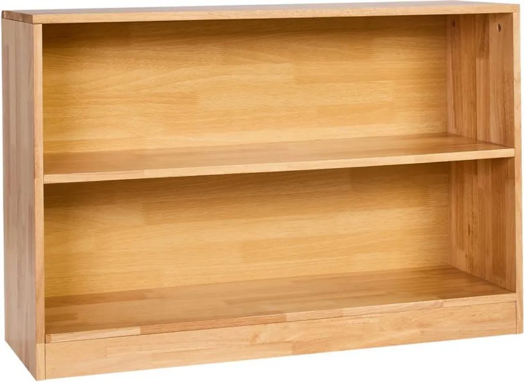 Étagère à jouets robuste 90 cm marron, armoire basse double compartiment - 11