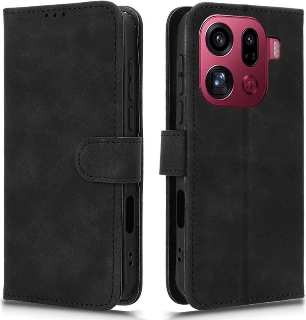 OPPO Find X9 Pro Hülle - Coverup Klapphülle - Schwarz