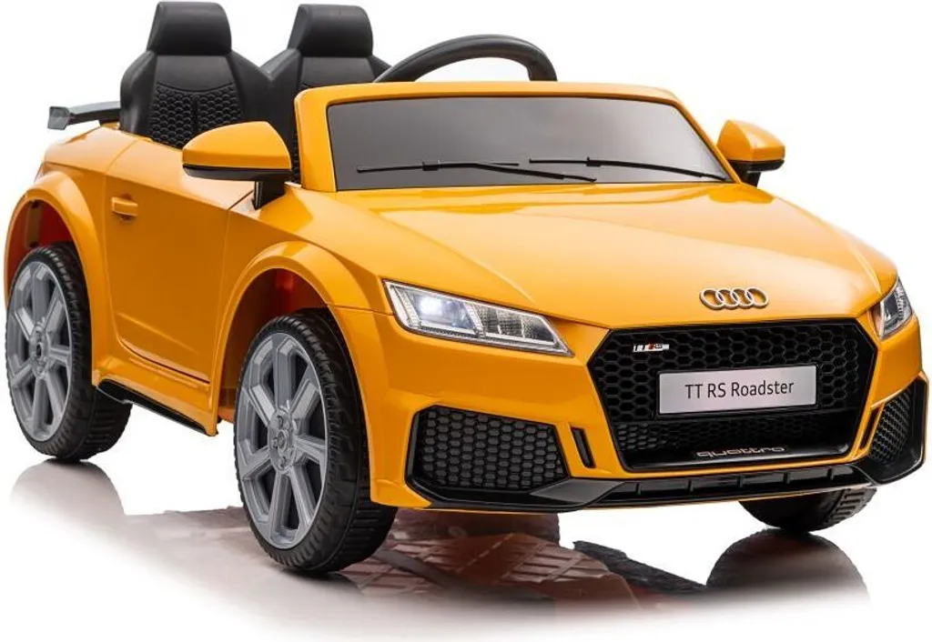 Voiture Électrique Enfant Audi TTRS Jaune - Véhicule à Batterie 12 Volts