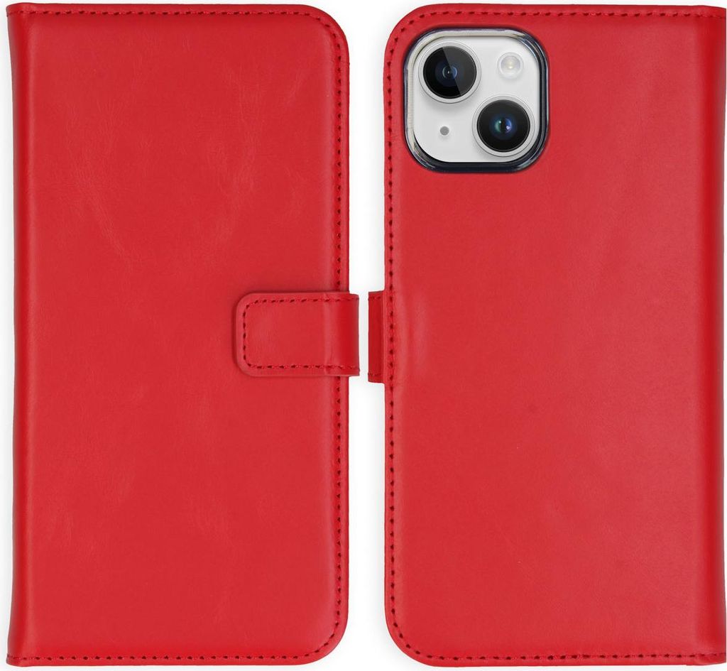 Selencia Custodia a libro in vera pelle per iPhone 15 Plus Immagine del prodotto 