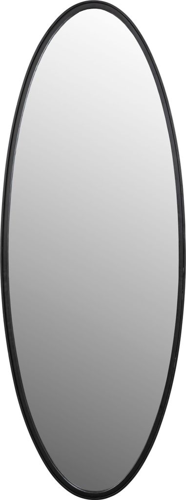 Housecraft Living Matz Spiegel / Wandspiegel Ovale 60x160 cm Metall Schwarz