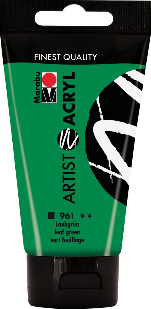 Marabu 12200002961, 75 ml, Grün, Tube, Wasserfest
