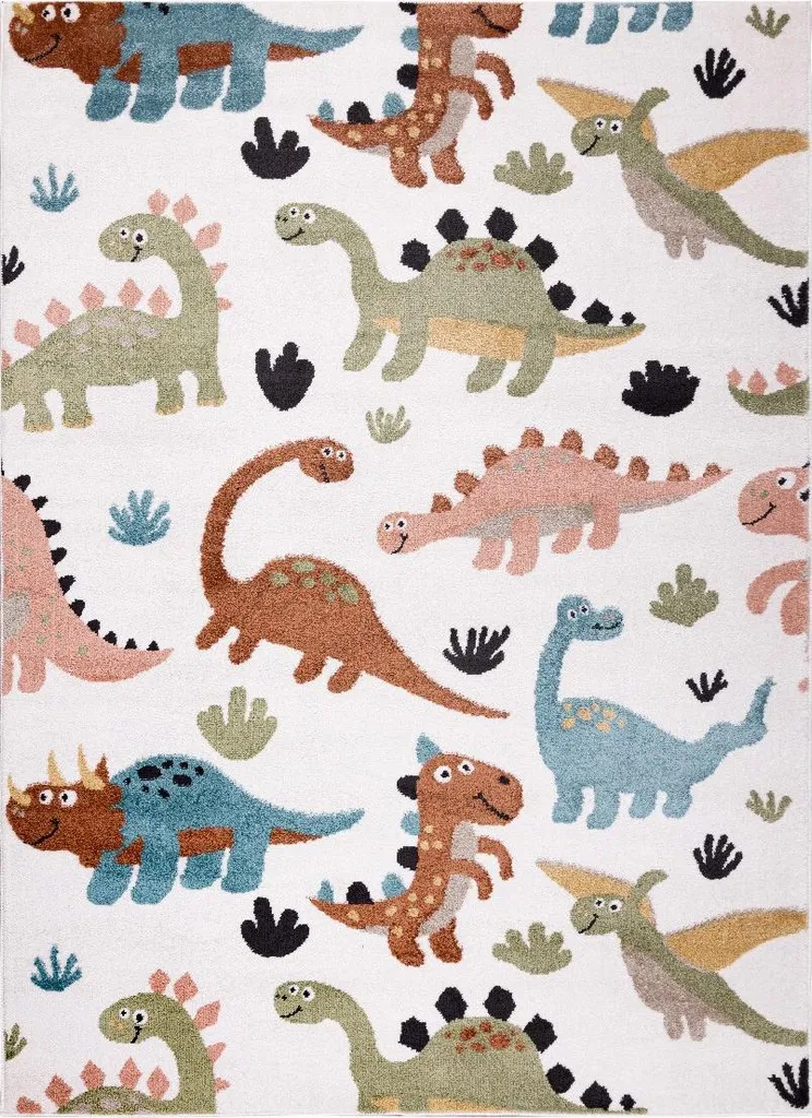 Tapis de chambre enfant grand format 200x290 cm style scandinave