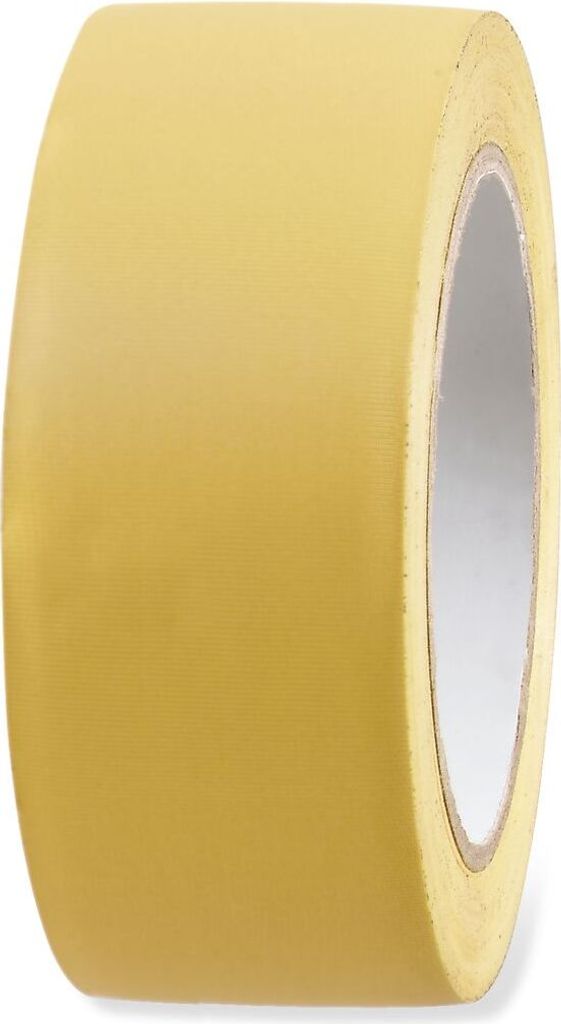 5 Rollen UV Putzerband PVC Schutz Band gerillt gelb 50mm Produktbild 