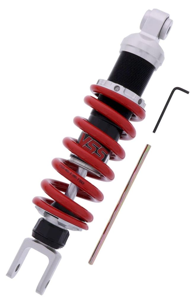 Federbein für Honda NSR 125 R Baujahr 1998-2003 von YSS MZ362-300TR-21-85 - Neu