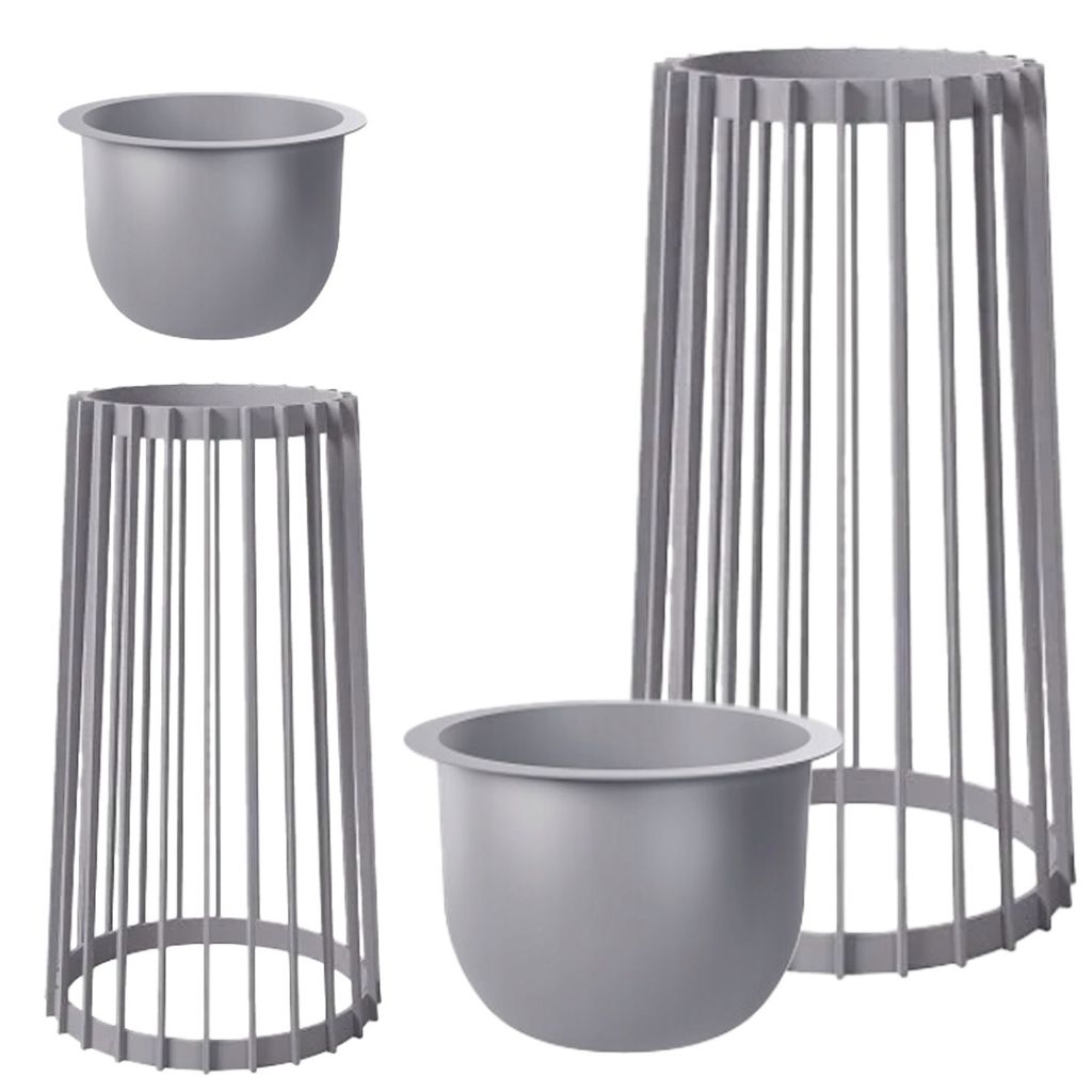 Supporto per vaso da fiori 54cm con vaso 24cm Supporto per Immagine del prodotto 