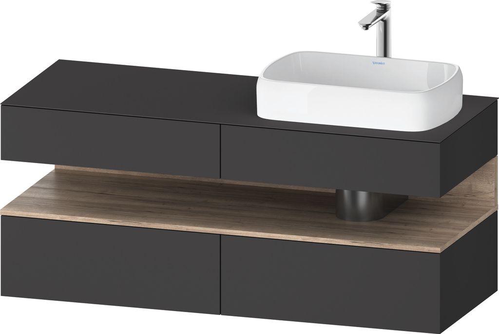 DURAVIT QA4766055490010 QTG KWTU WH Ek. 1400x550x600 Gt Mt. H