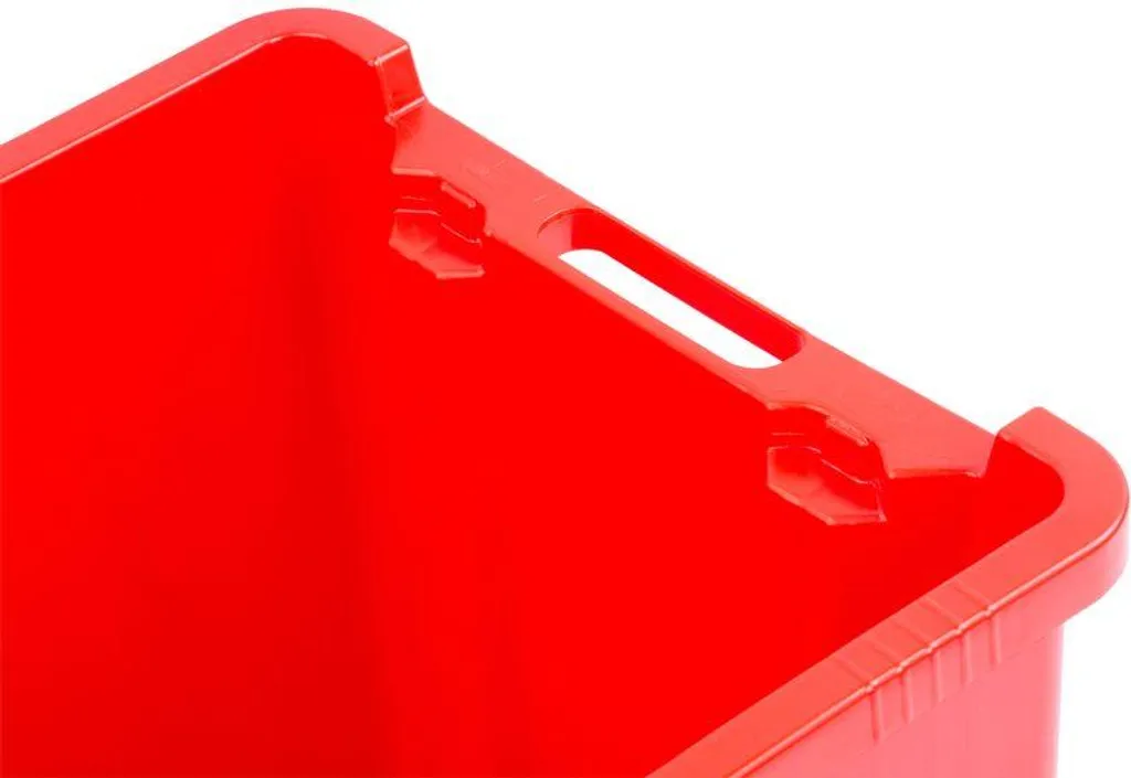 Solution rangement sécurisé : Caisse ICS M400000 40L Rouge - 56x35x31 cm