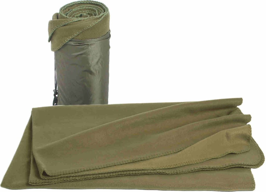 Mil-Tec Decke Poly-Fleece, 200x150 cm Woodland