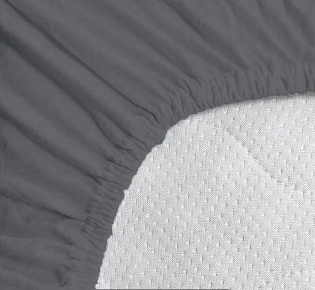 Prestieradlo Jersey Standard 180x200 cm svetlo šedé Obrázok produktu 