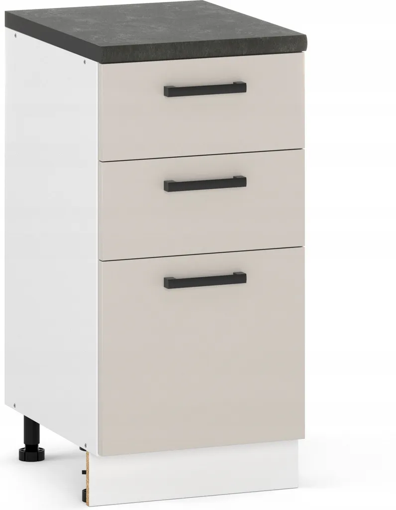 40cm CUCINA STAND UP PORTA CARBASSMIR 3 Schubladen
