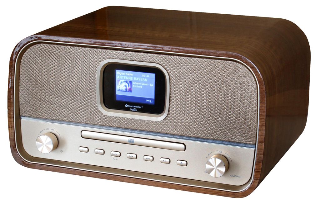 soundmaster DAB970BR1 HiFi systém hnědý Obrázek produktu 
