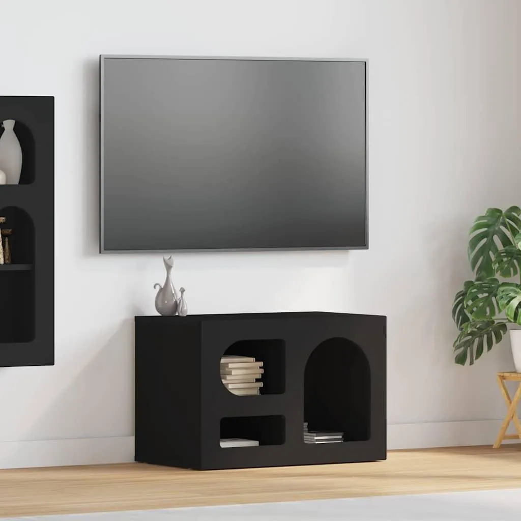Maison Exclusive Mobile TV Design Nero 60cm - Arredo Minimalista Moderno