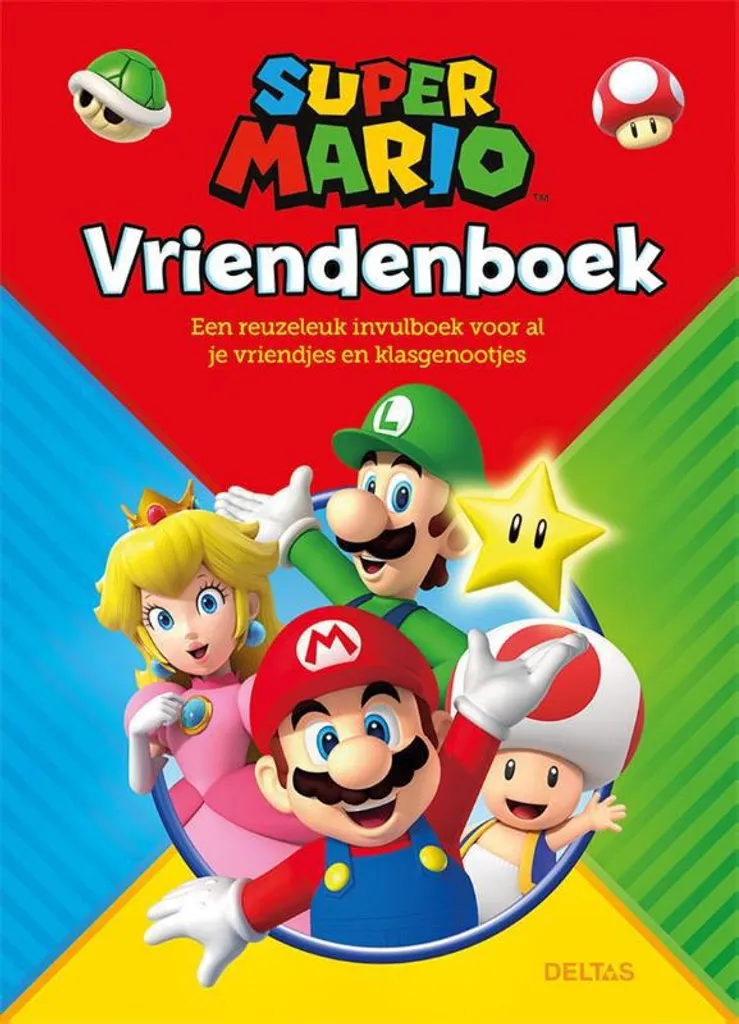 Super Mario Libro degli Amici Delta | Album Ricordi Scuola per Bambini