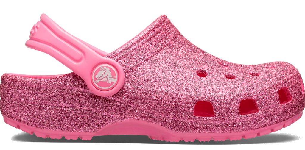 Crocs Classic Glitter Clog T+K 206992-669+206993-669 (33/34/pink lemonade)