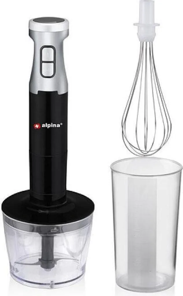 Mixeur Plongeant 1000W en Inox pour Soupes et Purées Maison ALPINA