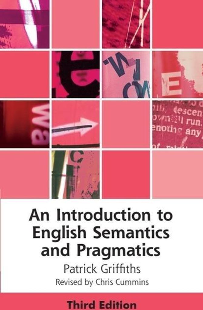 An Introduction To English Semantic – Lingua: Inglese
