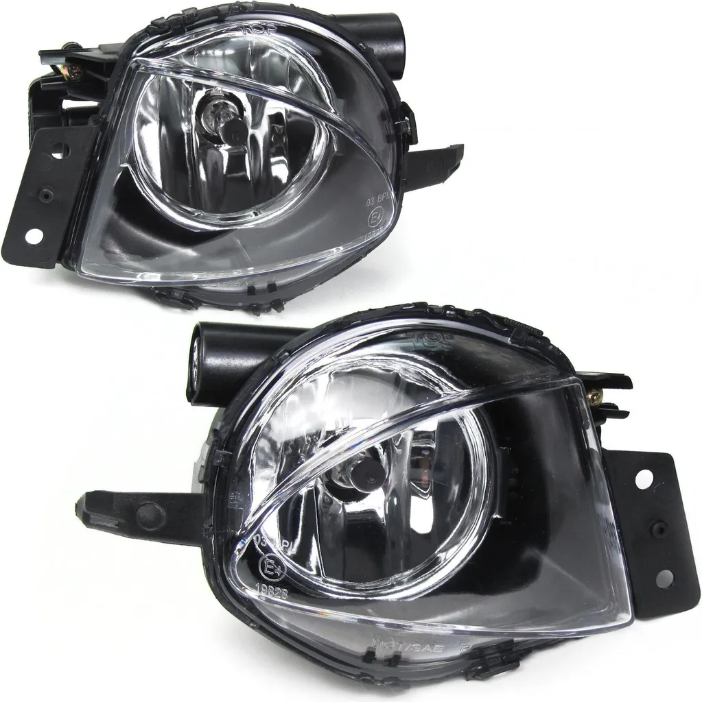 BMW Serie 3 E90 E91 Set Fendinebbia Vetro Chiaro Cromo H11 - Top Qualità