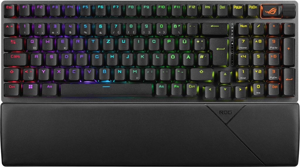 ASUS ROG Strix Scope II 96 Wireless Tastatur Gaming USB + Produktbild 