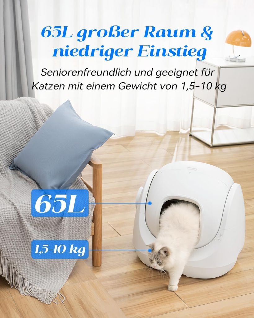 CATLINK automatisches Katzenklo Scooper SE BayMax Produktbild 3