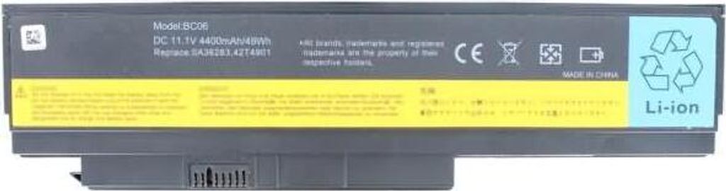 Akku für Lenovo 42T4861 Li-Ion 10,8 Volt 4400 mAh schwarz.