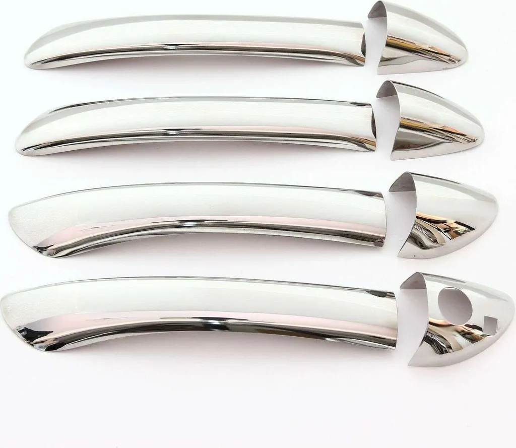 Couvercles de Poignée Chrome Inox pour Mercedes W164 Classe M 4 Portes