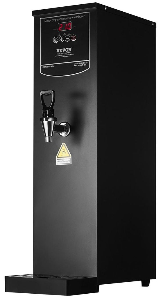 Commercial Water Boiler, Electric Hot Water Dispenser with 316 Stainless Steel Heating Tube, 1500W Step-by-step Fast Heating 50L per Hour Hot Water...