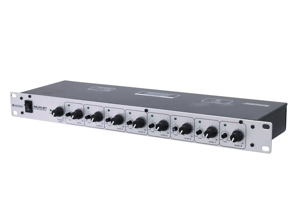 Mixeur ligne micro anti-interférence 8 canaux Omnitronic - 4