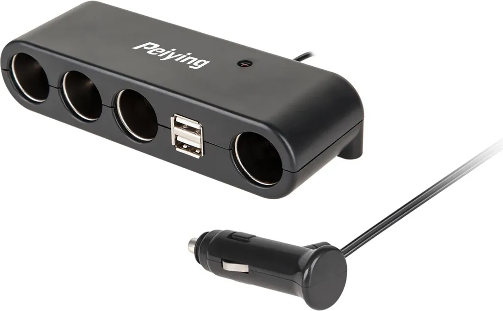 Sdoppiatore Accendisigari 4 Porte USB Auto 60W: Fine delle Lite
