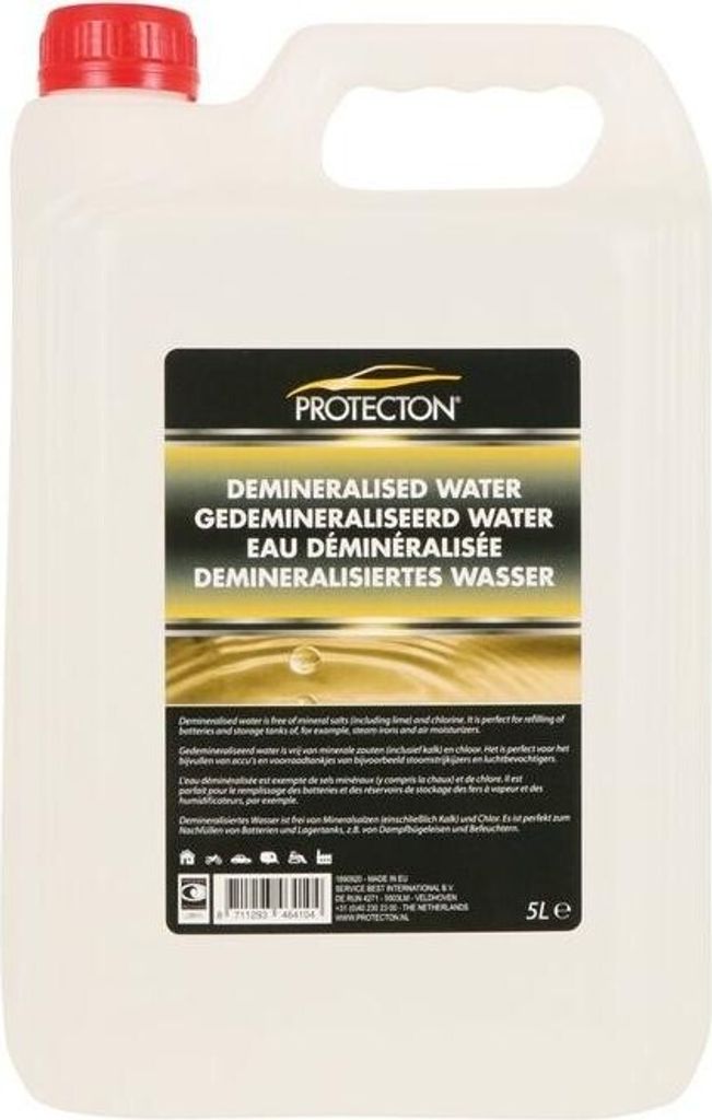 Protecton Destilliertes Wasser Destilliertes Wasser, Demineralisiertes Wasser 5L 1890920