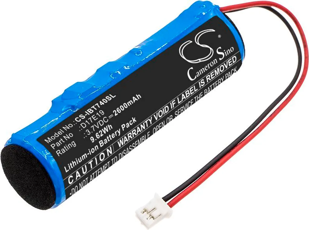 TECHTEK Batteria compatibile con [iHome] iBT74 sostituisce D17E19