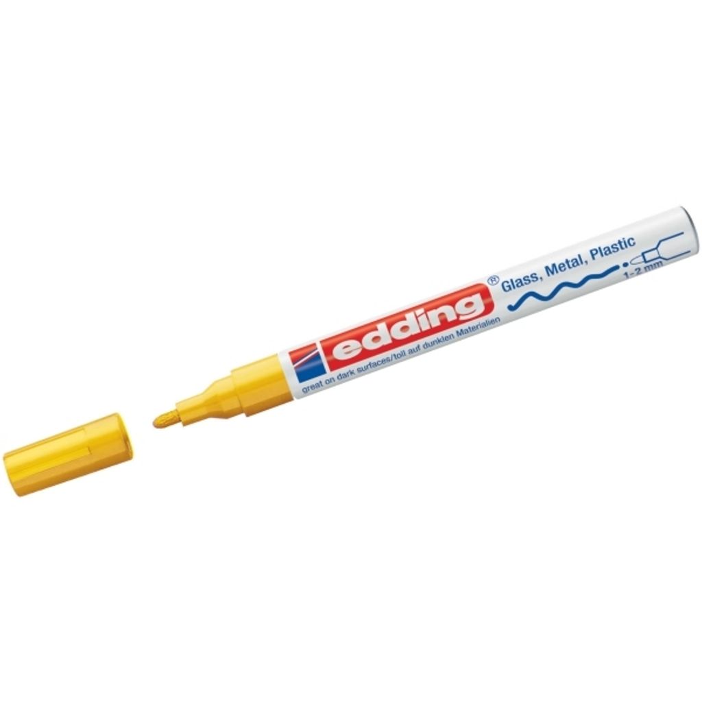 Edding Glanzlackmarker 751 1-2 mm gelb Produktbild 