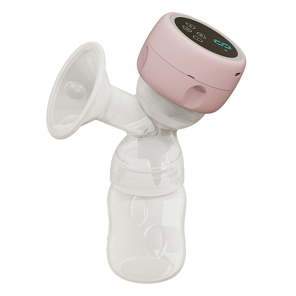 Elektrische Milchpumpe, schmerzfrei, mit LCD-Display und Speicherfunktion, 3 Modi und 9 Einstellungen, 180 ml