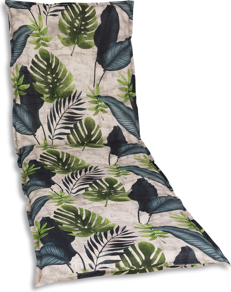 GO-DE Textil, Liegenauflage, Palmblatt grün, 20318-05 Produktbild 