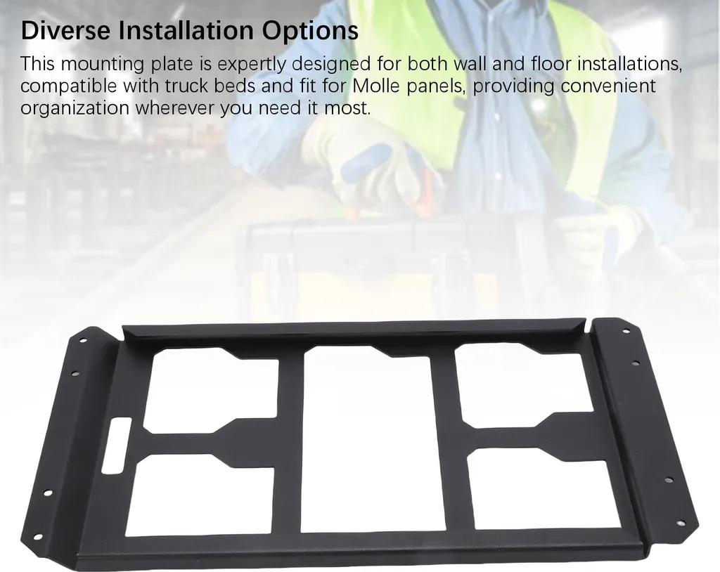 Support de fixation murale et sol pour boîte à outils Packout Alu - 17