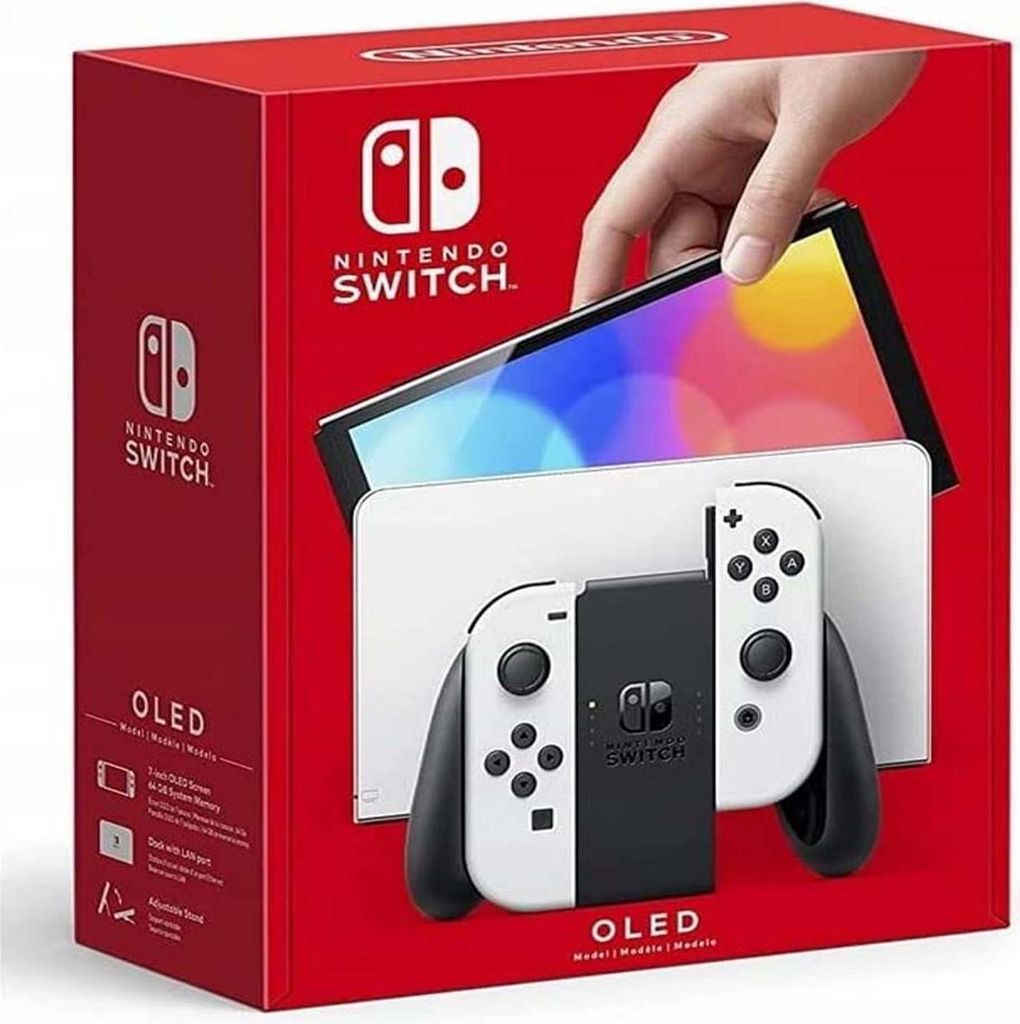 Nintendo Switch (OLED-Modell), Farbe: Weiß, 7-Zoll Display Produktbild 