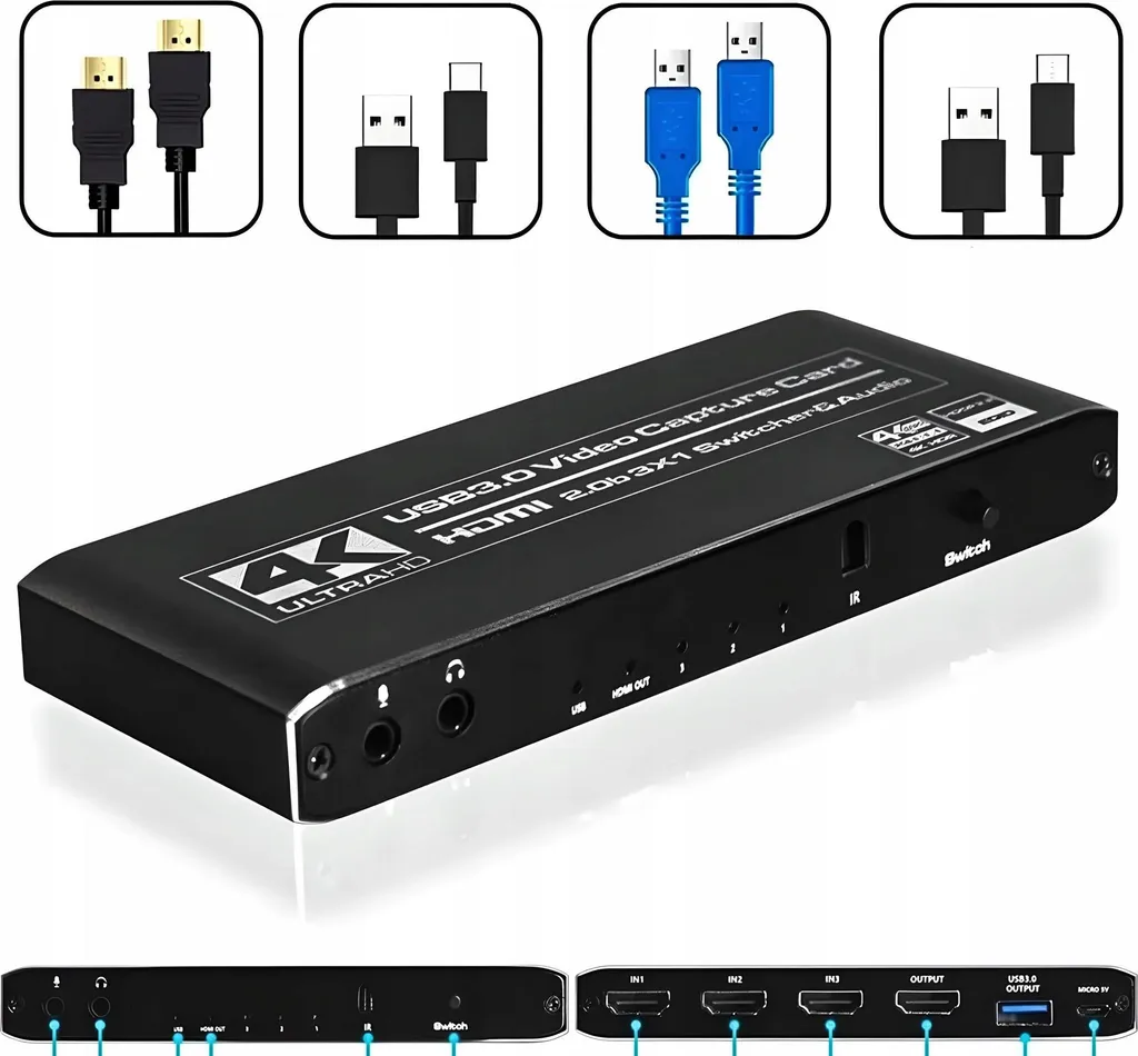 Interface de Capture pour Streaming Multi-Sources HDMI vers USB 2.0/3.0 - 10