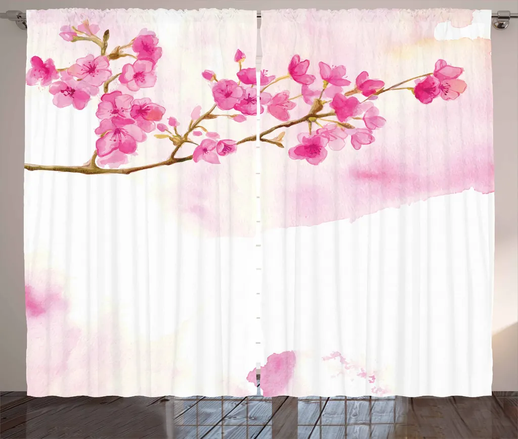 Tenda Lavabile ABAKUHAUS Sakura 280x175 cm per Casa e Soggiorno