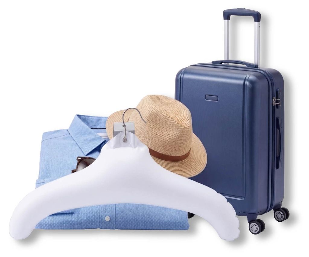 Aufblasbare Kleiderbügel von Fackelmann  Ideal für Reisen, Produktbild 