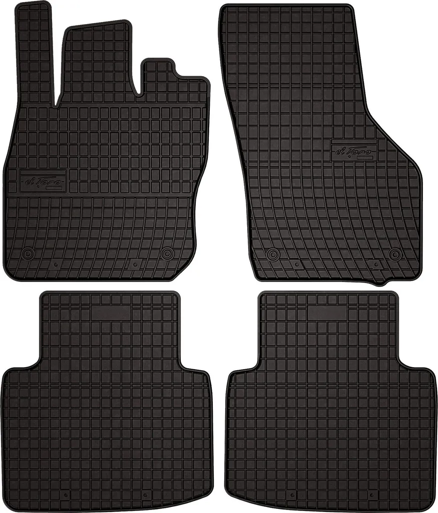 Tappetini in Gomma Premium per Nuova Passat B9 2024 - Design Nero