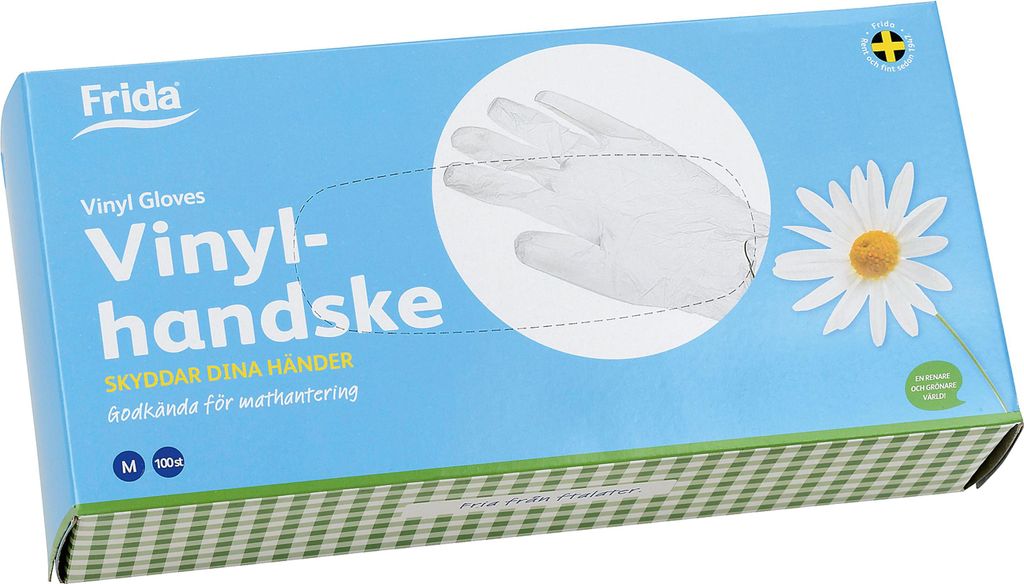 Frida Einmalhandschuh Vinyl Größe M (100er Pack)