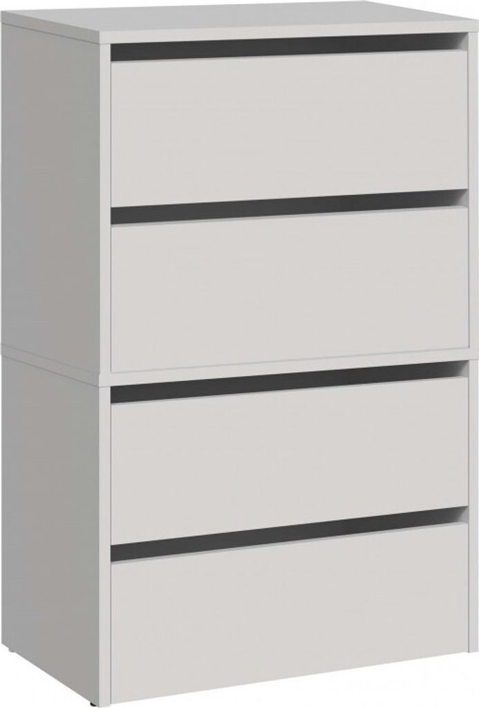 Topeshop MODO X2 BIEL Schuhregale Geschlossen Weiß