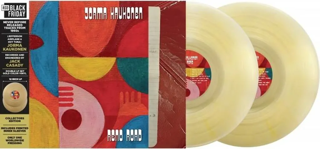 Jorma Kaukonen - Reno Road Double Vinyle Or BF24 Édition Limitée