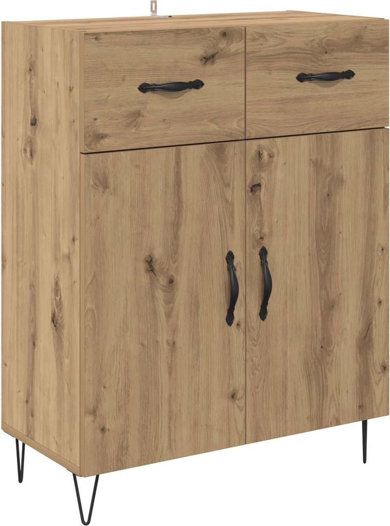 Sideboard Artisan-Eiche 69,5 x 34 x 90 cm Holzwerkstoff