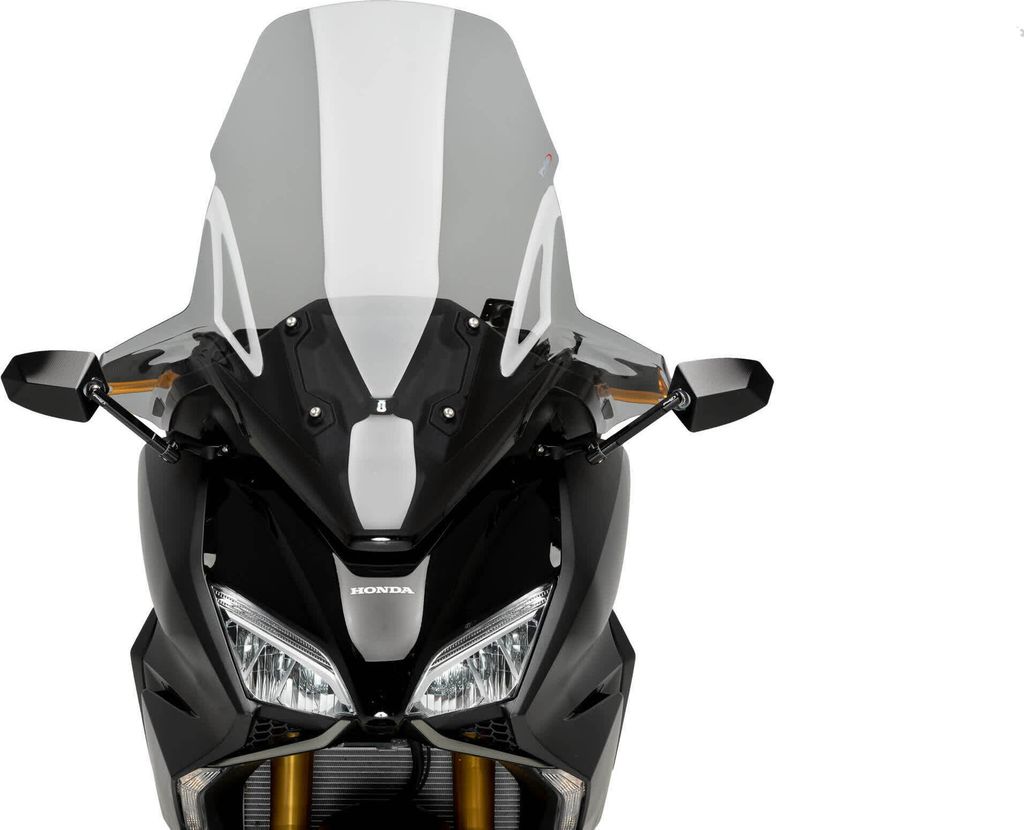 Puig V-Tech Line Touring Windschutzscheibe – Transparent, 4 Mm Acryl, Aerodynamisch Optimiert Für Motorräder