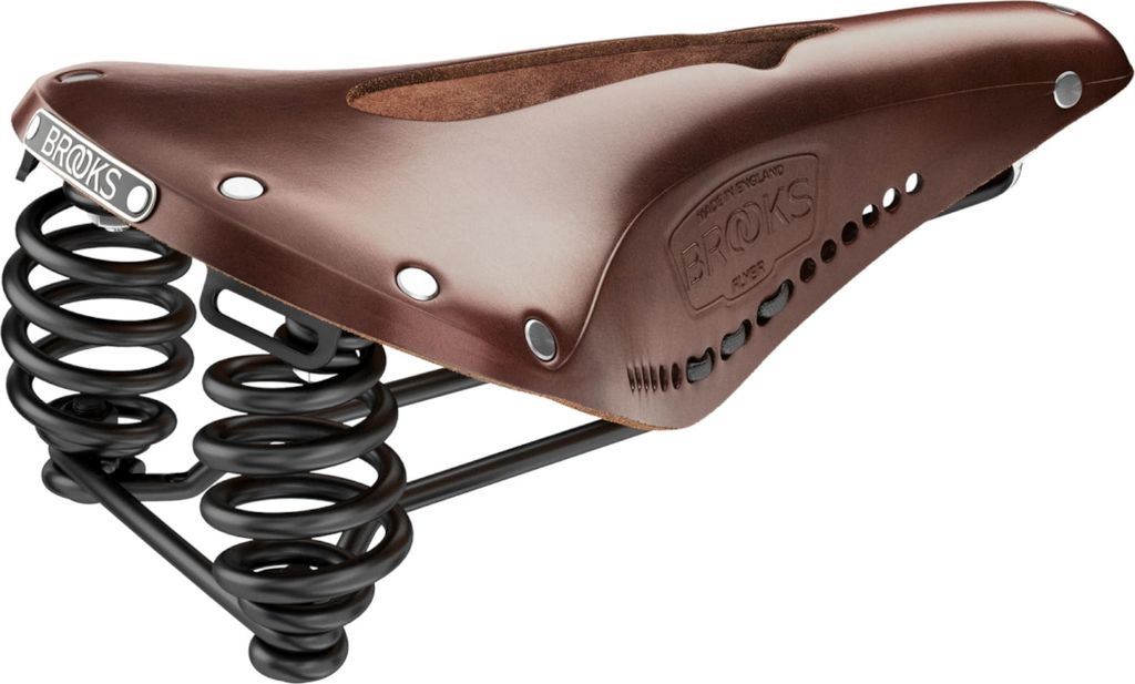Brooks Flyer Sella per bicicletta intagliata, marrone Immagine del prodotto 