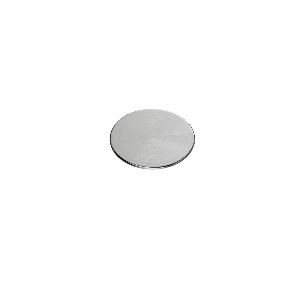 QUADRON Abdeckhaube für Spülbecken, Ø 115 mm, Edelstahl, Farbe: Stahl PVD, Lochabdeckung, Küchenspüle Abdeckung Ablauf System, Abflussgarnitur